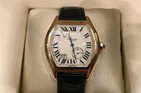 мужские золотые часы cartier